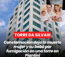 Consternación deja la muerte mujer y su bebé por fumigación en una torre en Piantini