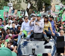 Leonel le responde a Abinader que este domingo el “tsunami será verde”