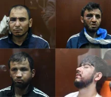 Cuatro sospechosos del atentado de Moscú ingresan a prisión preventiva