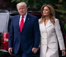 Donald Trump vota en persona en las primarias republicanas de Florida