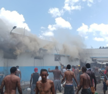 Informan cortocircuito causó incendio en cárcel de La Victoria