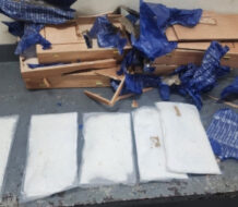 Hallan cajas de tabaco con cocaína que serían enviadas a EE.UU