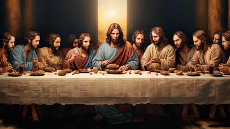 Jueves Santo – Inicio del Triduo Pascual: Jesús cena con sus doce discípulos