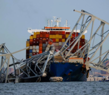 Tripulantes del barco de Baltimore están a salvo, dice operadora