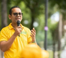 Frente Amplio presenta candidatura a diputado de Jhonatan Liriano