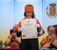 Carolina Mejía es investida como Académica de Honor en la Real Academia Europea de Doctores