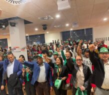 Ingrid Mendoza encabeza acto de masivo de la Fuerza del Pueblo en Barcelona