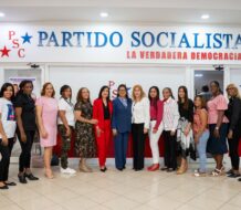 Cristina Lizardo recibe apoyo del Partido Social Cristiano
