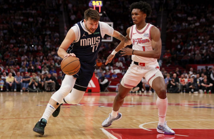 Doncic corta la racha de los Rockets y los Warriors lo aprovechan