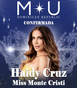 ¡Es oficial! Haidy Cruz representará a Montecristi en el Miss RD Universo