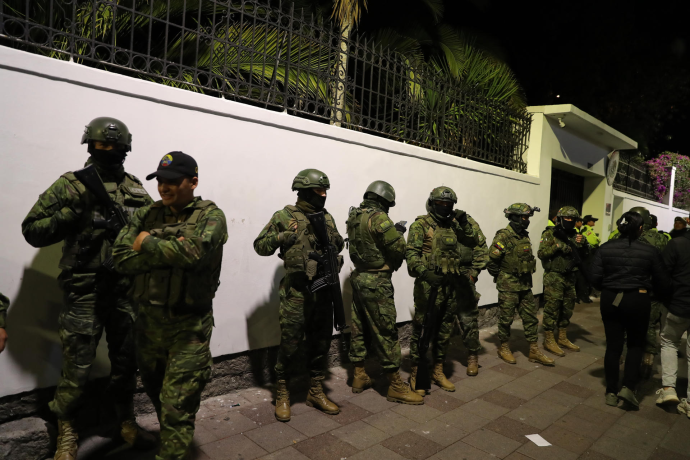 RD, Costa Rica y Panamá rechazan violación de Ecuador a Embajada de México