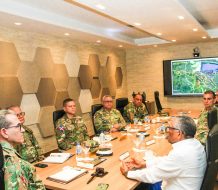 Autoridades Civiles y Militares unen esfuerzo para combatir incendios forestales