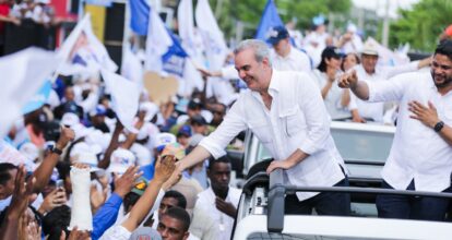 Abinader finaliza recorrido fin de semana este domingo con concentración en Ocoa y marchas caravanas, en Bani y SC