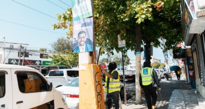 ADN retira propaganda política de las calles del Distrito Nacional