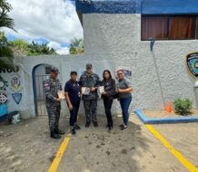 Comisión de los Derechos Humanos visita la dotación de la Policía de Mao