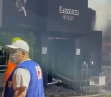 Empleado muere durante incendio en Lovera VIP de Santiago