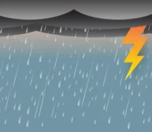 Onamet informa continuarán los aguaceros; mantiene alertas meteorológica