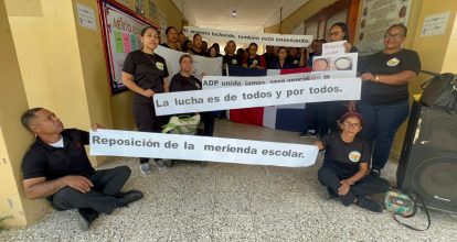 ADP en Dajabón realiza protesta en demanda de diversas reivindicaciones