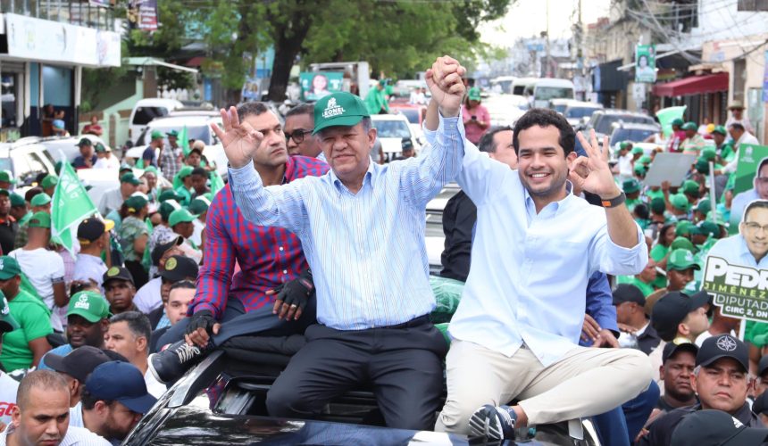 Tras marcha-caravana en el DN, Leonel proclama: “Ya sí podemos decir que podemos ganar en la primera vuelta”