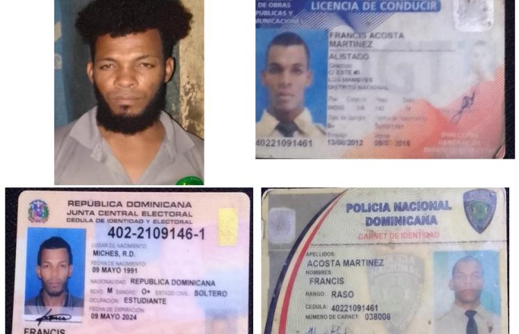 DINTEL apresa Exmiembro de la Policía Nacional en Miches