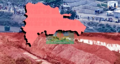 Crecida del río Masacre provoca desborde en canal haitiano