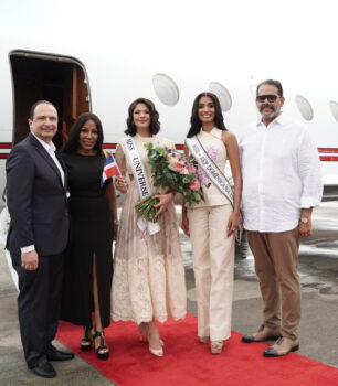 Miss Universo 2023 Sheynnis Palacios llega a suelo dominicano