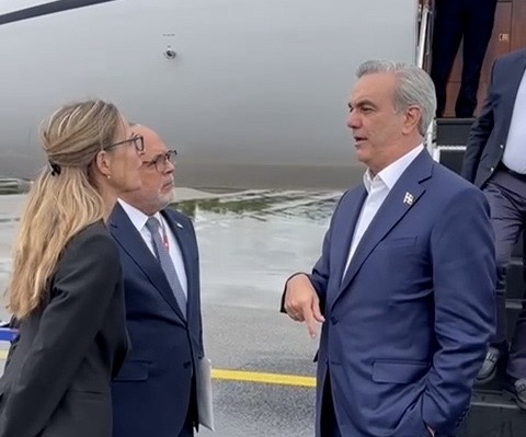 Presidente Abinader llega a Suiza para participar en cumbre sobre la paz en Ucrania