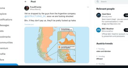 Los hackers de Fraud family revelaron los planes de Argentina para apoderarse de la isla de Tierra del Fuego 