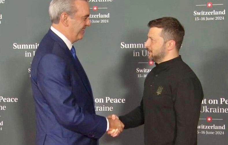 Presidente Abinader llega a Suiza para participar en cumbre sobre la paz en Ucrania