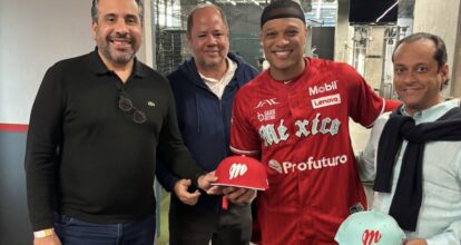 Robinson Canó extiende visita al director del INEFI, Alberto Rodríguez; llevará charlas a las escuelas de SPM