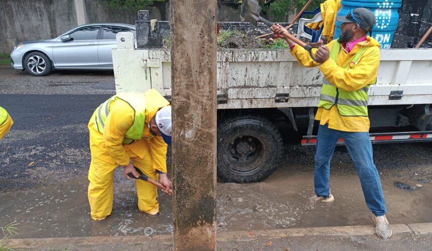 Alcaldía del DN ha mantenido los operativos preventivos de limpieza para mitigar efectos de las lluvias