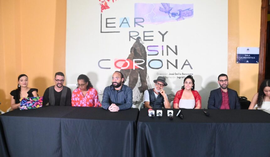 Teatro Lluvia presenta «Lear: rey sin corona», tragedia de Shakespeare que llega por primera vez a RD
