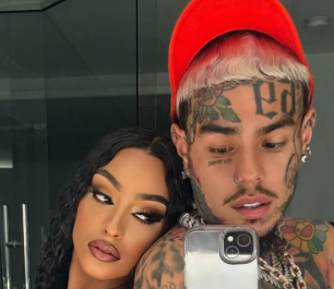La Perversa posa junto a Tekashi69