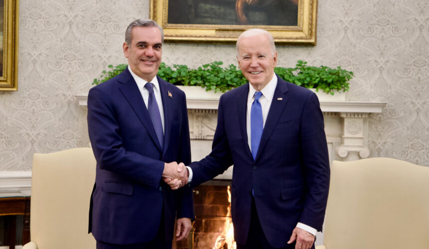 Biden felicita a Abinader y le ofrece su apoyo para garantizar un futuro próspero al país