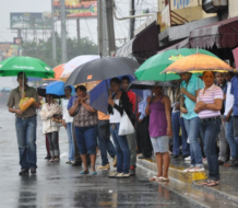 Vaguada provocará aguaceros de moderados a fuertes en gran parte del país