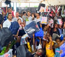 Fundación Dr. Milton Herrera Realiza Donativos de Útiles Escolares en el Sector Los Guaricanos