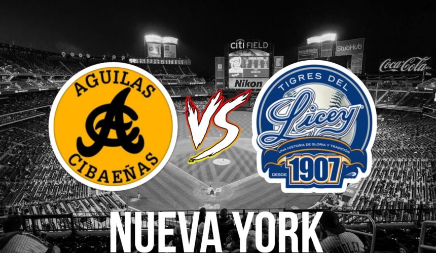 Licey y Águilas jugarán la Serie de Titanes en Nueva York los días 8, 9 y 10 de noviembre