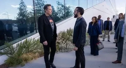 El presidente de El Salvador, Nayib Bukele, se reúne con el magnate Elon Musk