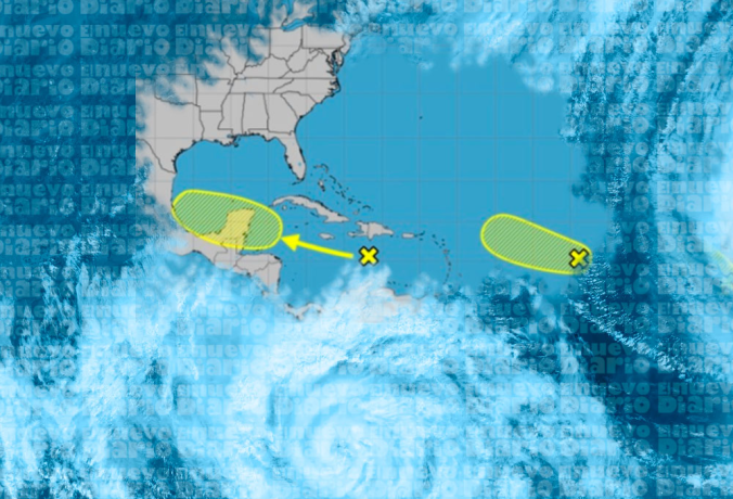 Indomet vigila tres ondas tropicales localizadas en océano Atlántico y mar Caribe