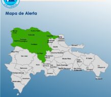 COE: son ocho las provincias en alerta verde por vaguada