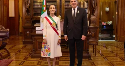 Claudia Sheinbaun agradece a Abinader y otros mandatarios por asistir a su toma de posesión