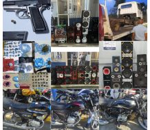  Ocupan armas, sustancias narcóticas y bocinas por contaminación sónica en Villa Mella