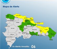 13 provincias en alerta por incidencia de vaguada en el país 