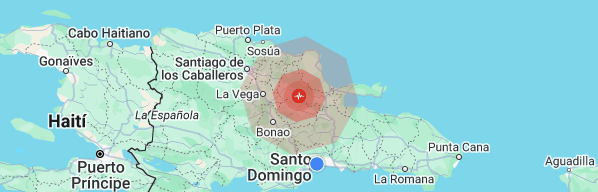 ¡Tembló! Sismo 4.4 grados sacude el Cibao y se siente en varias provincias, incluido el DN