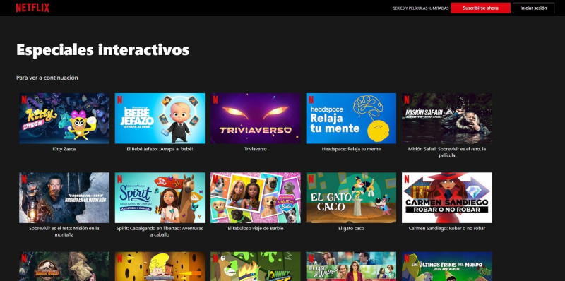 Netflix eliminará la mayoría de sus películas y series interactivas