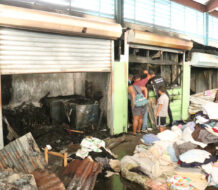 Autoridades informan de incendio en mercado fronterizo, Dajabón
