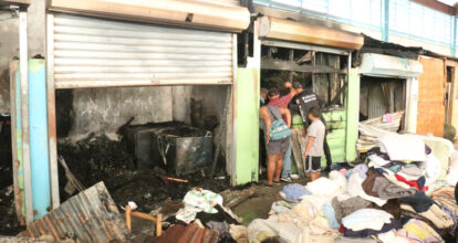 Autoridades informan de incendio en mercado fronterizo, Dajabón