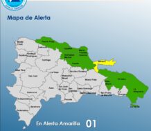 COE mantiene la alerta para 9 provincias por incidencia de vaguada 