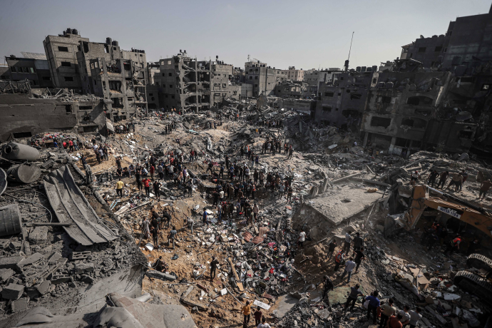 La Defensa Civil tampoco podrá rescatar cuerpos en Ciudad de Gaza por falta de combustible