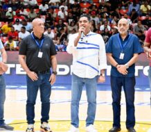 Ministro Kelvin Cruz anuncia el aporte de dos millones de pesos para TBS Distrito 2024